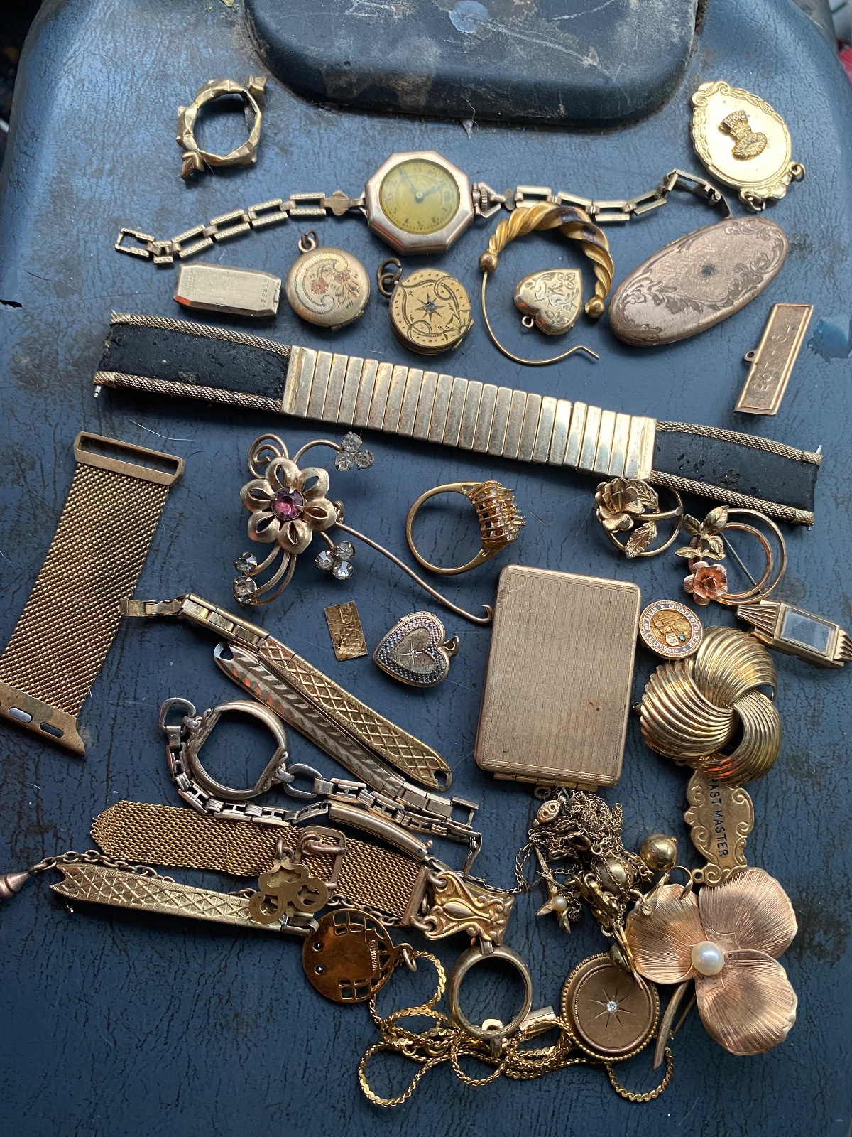 Gold filled scrap for gold recovery