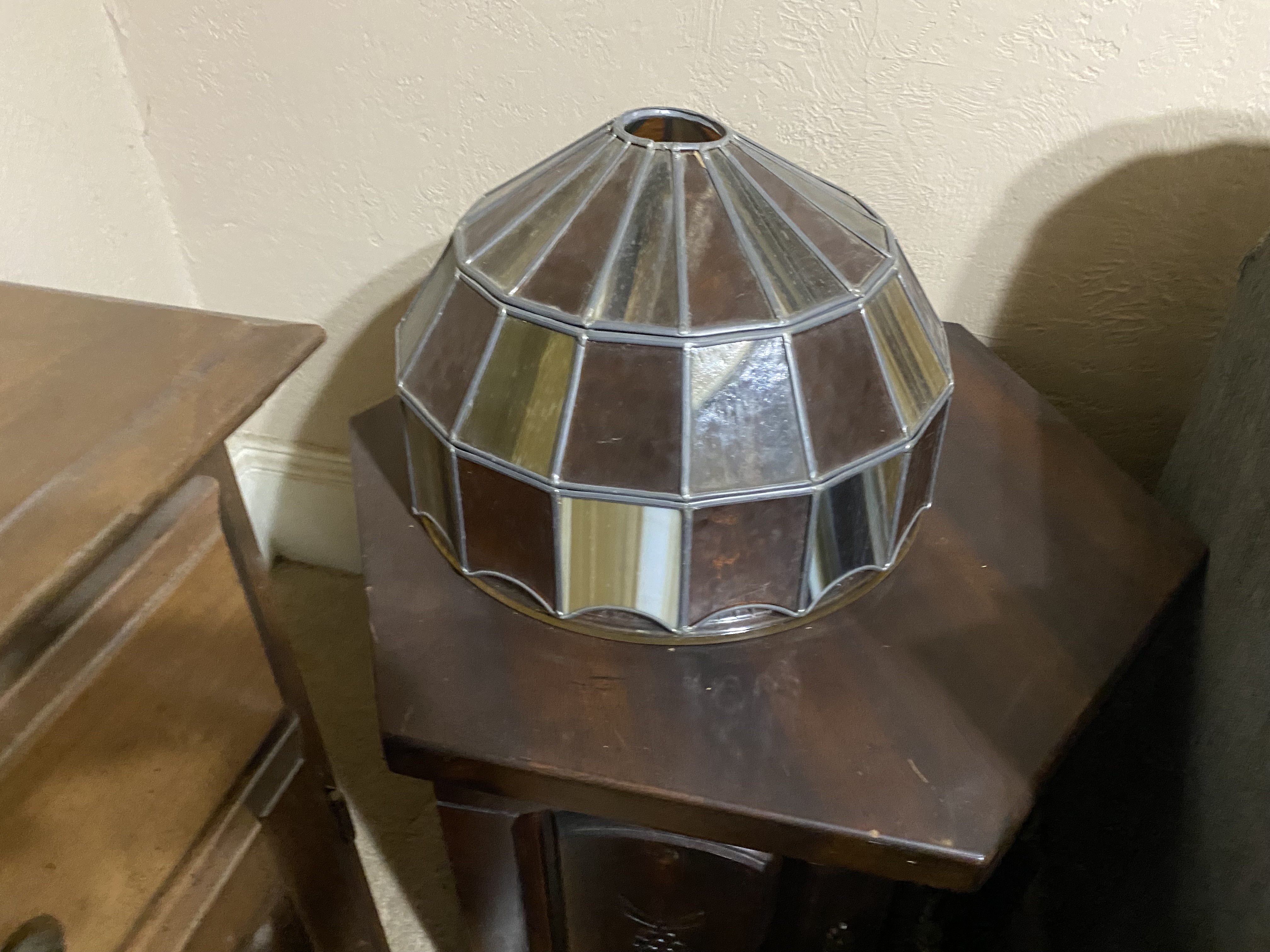 Vintage Stained Glass Lamp Shade Home Decor