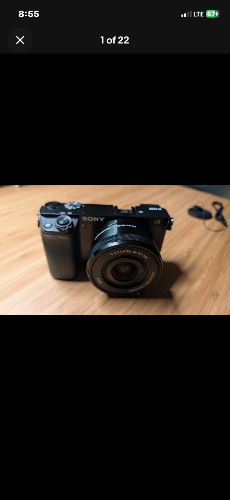 Sony Alpha a6000 Mirrorless Digital Camera with 16-50mm PZ OSS Lens