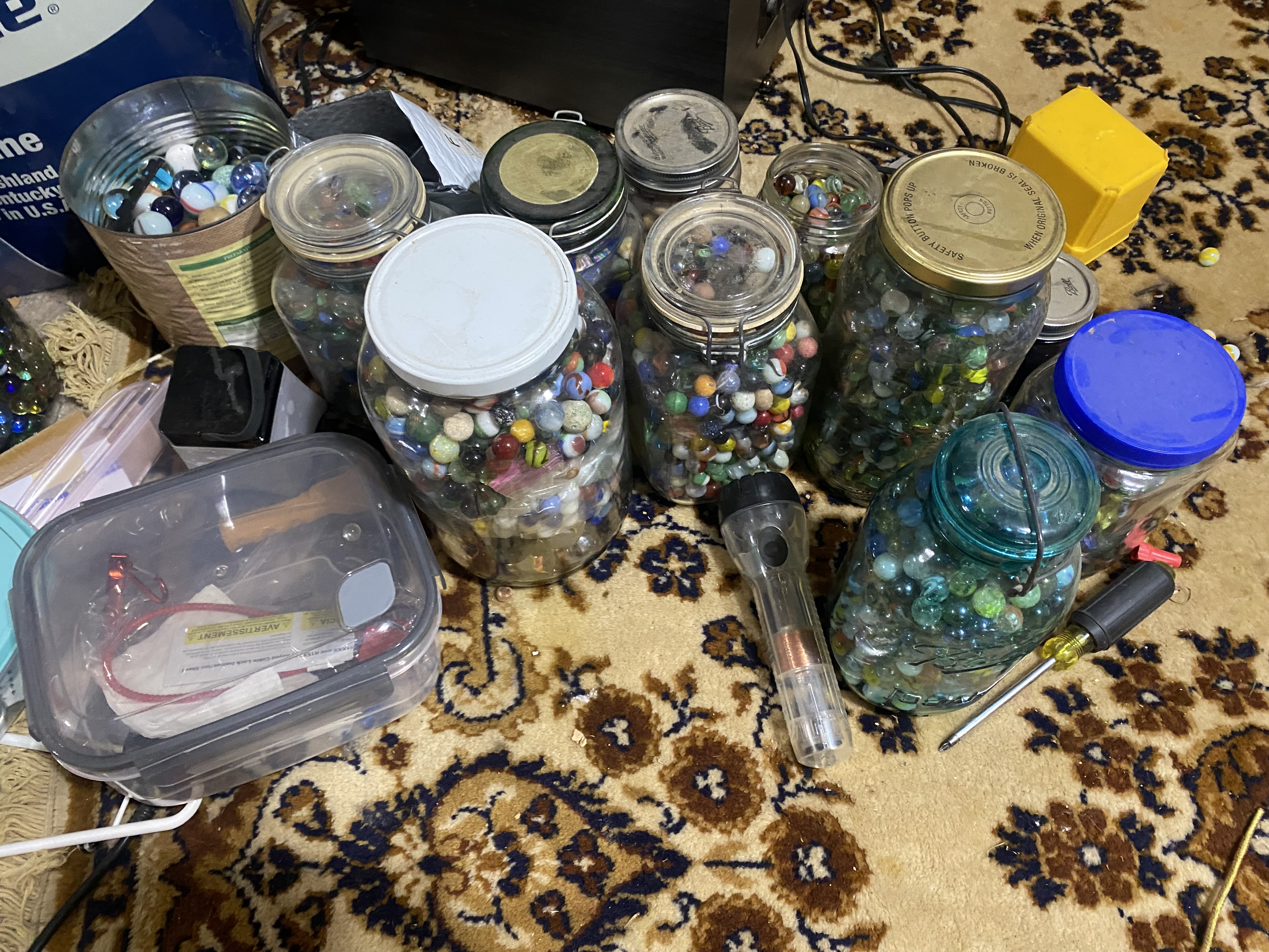 Huge antique marble collection