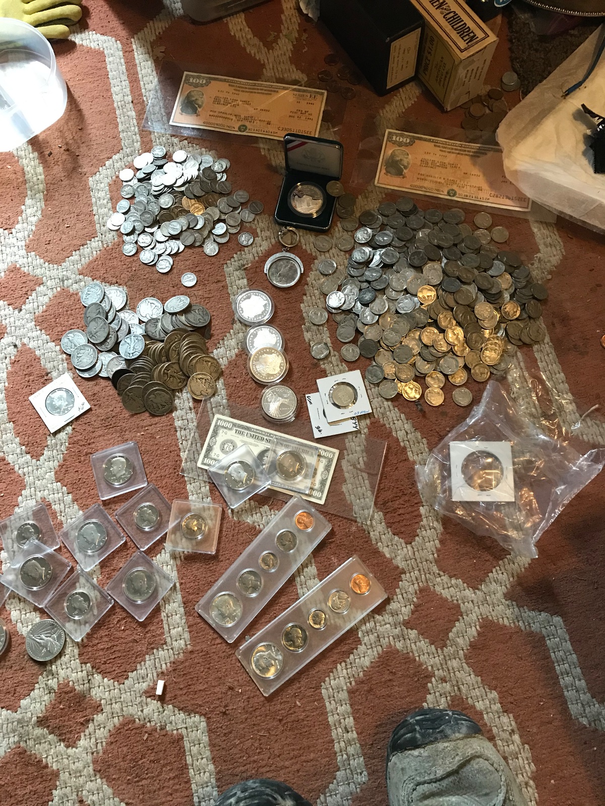 Old coin collection