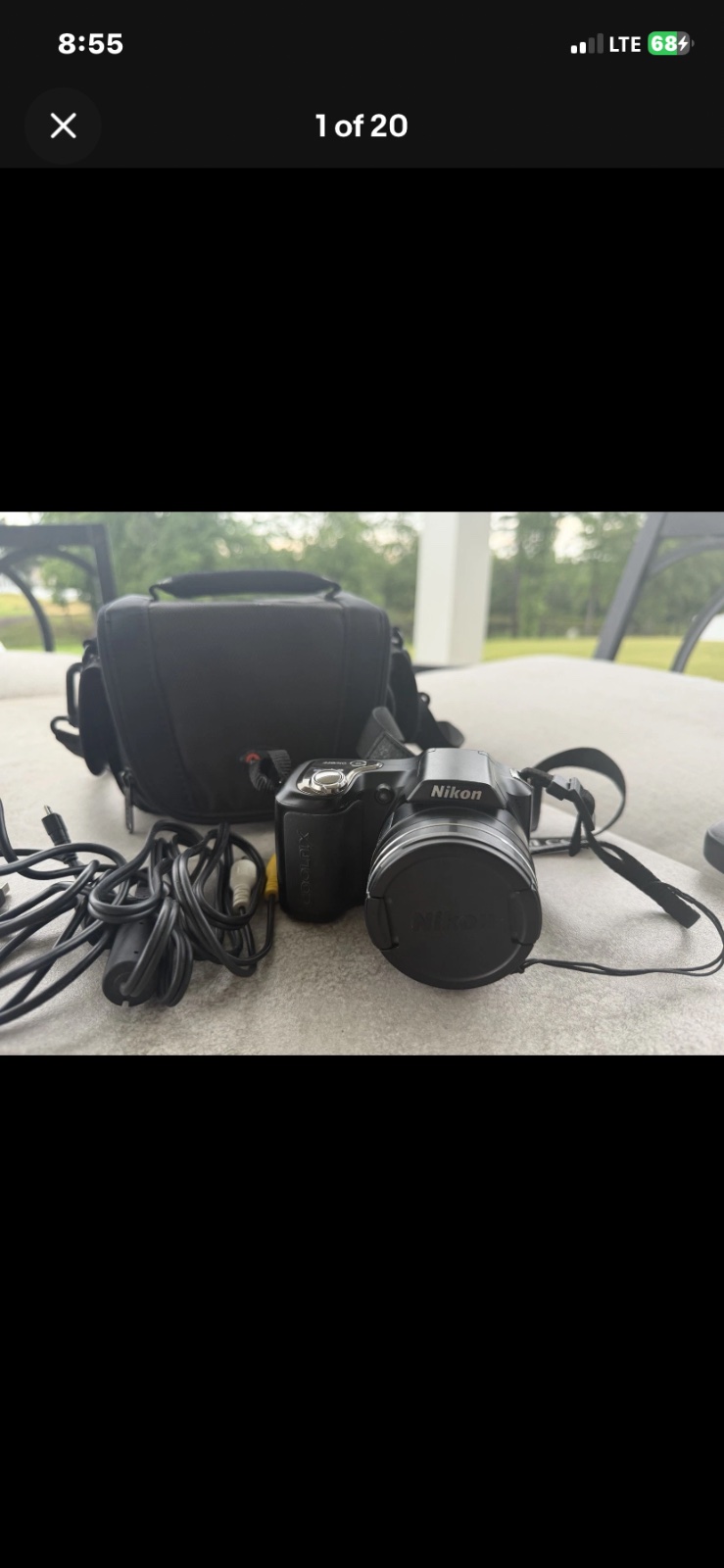 Nikon Coolpix Digital Camera with Bag and Cables